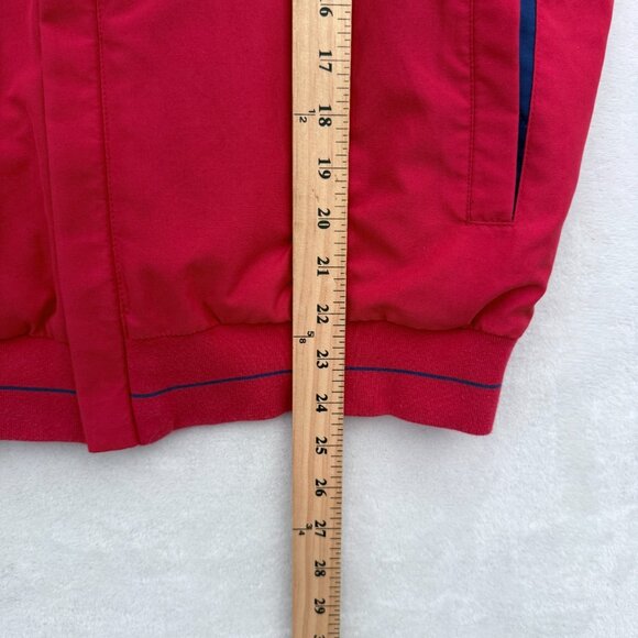 Nike Manchester United Jacket Men S Red Full Zip Windbreaker Line Football Logo - Picture 6 of 14